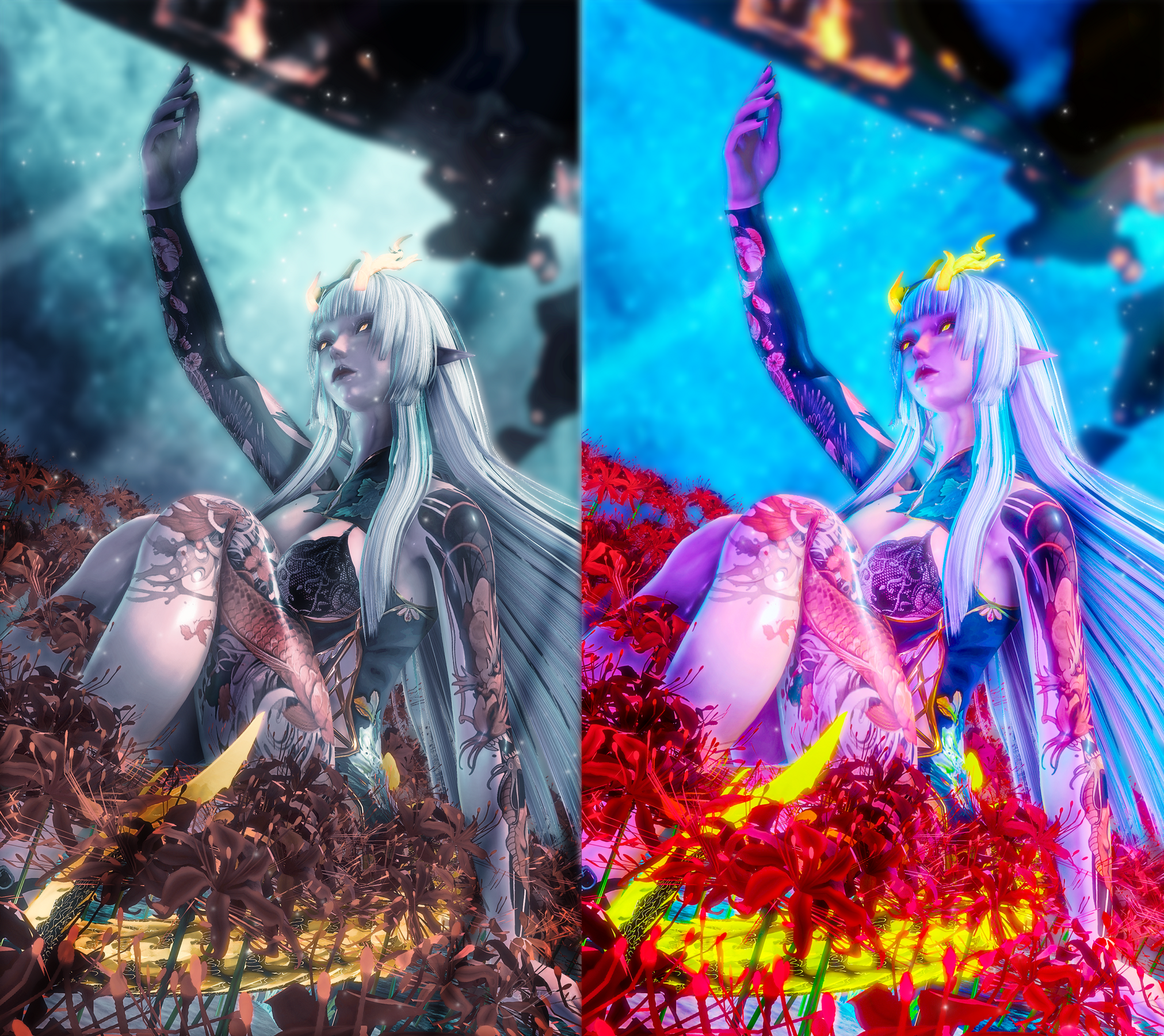 Gloomy VS Vibrant Shader Options